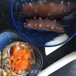 蟹黄海参粥的做法步骤：2