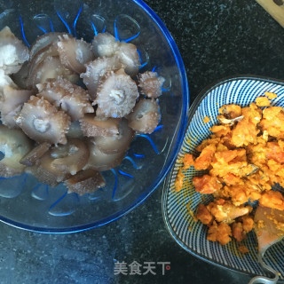 蟹黄海参粥的做法步骤：3