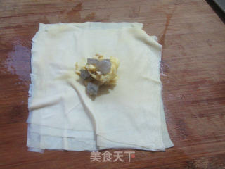 蒸虾仁鸡蛋馅福袋的做法步骤：11