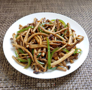 酱炒茶树菇的做法步骤：8
