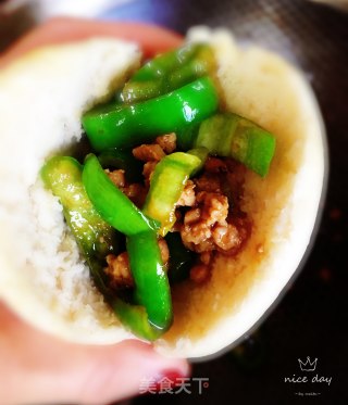 尖椒肉末夹饼的做法步骤：19