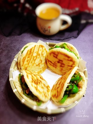 尖椒肉末夹饼的做法步骤：20