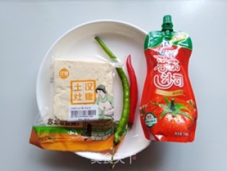 酸辣茄汁豆腐的做法步骤：1