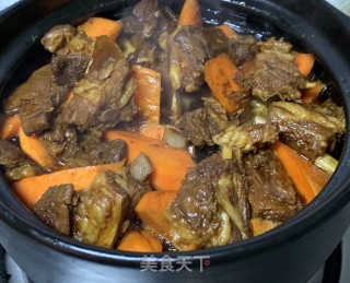 胡萝卜烧羊排的做法步骤：6