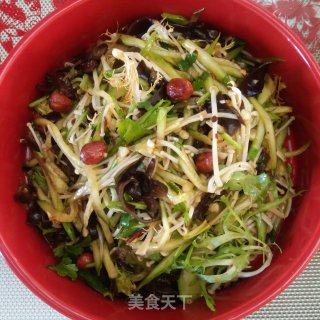 凉拌食蔬的做法步骤：6