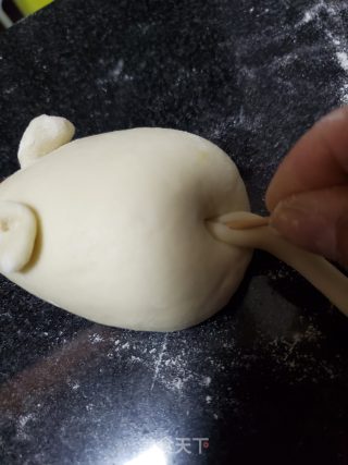 小老鼠馒头的做法步骤：10