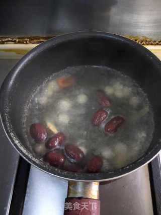 酒酿鸡蛋丸子的做法步骤：4