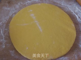 南瓜花样脂油饼的做法步骤：3