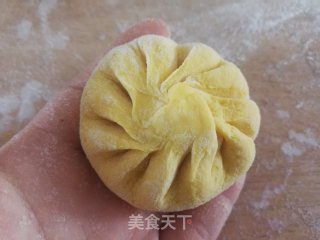 南瓜花样脂油饼的做法步骤：7