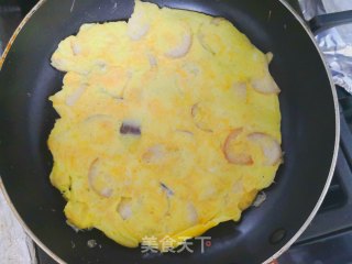杏鲍菇煎蛋的做法步骤：6