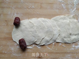 枣花馒头的做法步骤：9