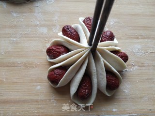 枣花馒头的做法步骤：33