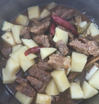 小龙坎干碟辣烧牛肉的做法步骤：5
