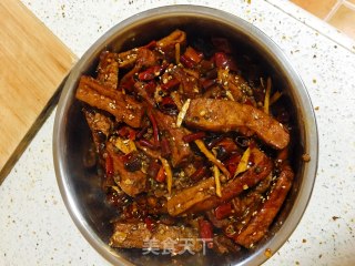 麻辣豆干的做法步骤：5
