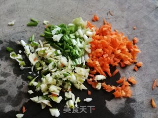 粉蒸茼蒿的做法步骤：5