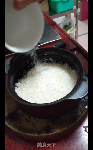 #腊味#腊味煲仔饭的做法步骤：6