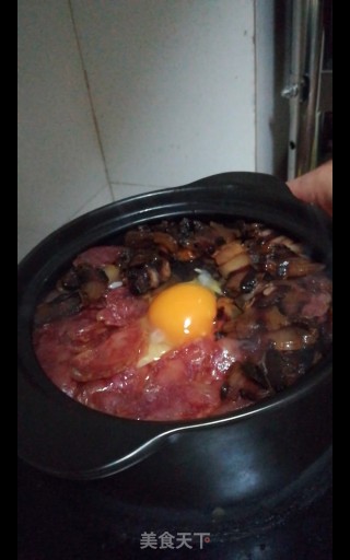 #腊味#腊味煲仔饭的做法步骤：10