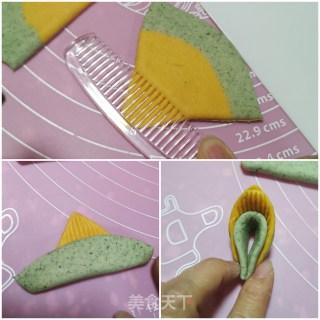 双色蝴蝶馒头的做法步骤：10