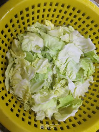 腊味包菜的做法步骤：3