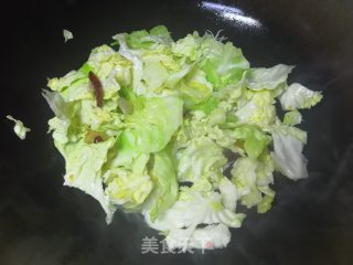 腊味包菜的做法步骤：6