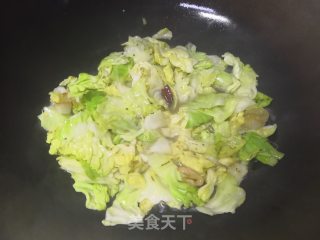 腊味包菜的做法步骤：7
