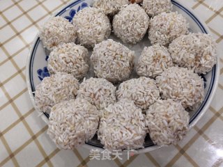 蛋黄珍珠肉丸的做法步骤：6