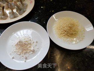 黄金满屋---凤尾虾球的做法步骤：6