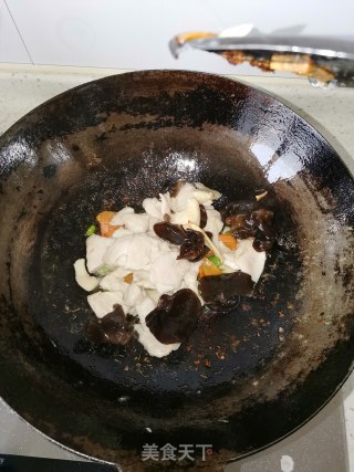 芙蓉鸡片的做法步骤：7