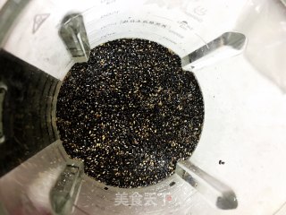 黑芝麻山药米糊的做法步骤：5