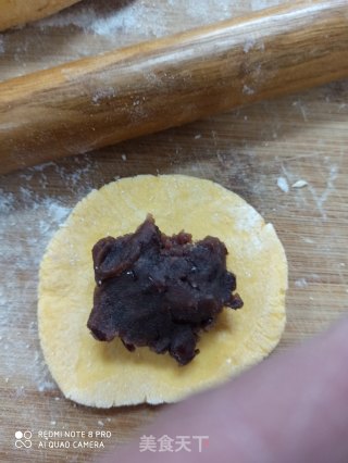 南瓜豆沙包的做法步骤：6