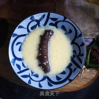 小米海参粥的做法步骤：10