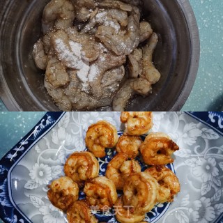 面包糠炒虾仁的做法步骤：3