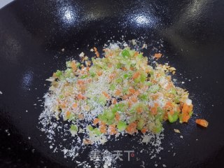 面包糠炒虾仁的做法步骤：6