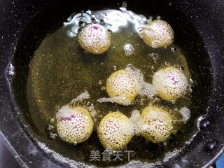 紫薯芝麻球的做法步骤：10