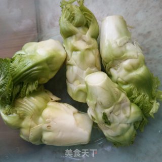 五花肉炒儿菜的做法步骤：1