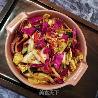 时蔬大拌菜的做法步骤：6