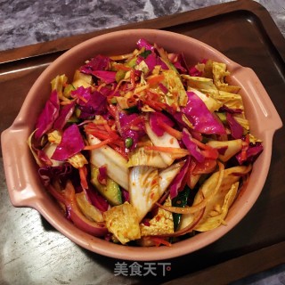 时蔬大拌菜的做法步骤：8