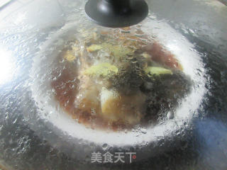 家常蒸鸦片鱼头的做法步骤：5