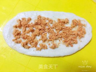 淡奶油肉松吐司面包的做法步骤：11