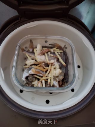 蒸黄花鱼干的做法步骤：5