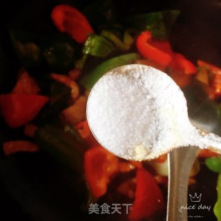 彩椒肉片的做法步骤：10