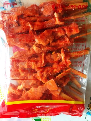 孜然肉串的做法步骤：1