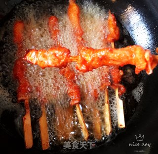 孜然肉串的做法步骤：4