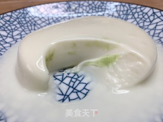 新年快乐，超嫩牛奶布丁（原味和抹茶味），免烤箱甜点的做法步骤：11