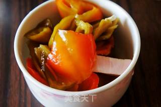 酸辣椒炒干豆腐的做法步骤：2
