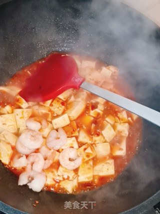 虾仁豆腐的做法步骤：9