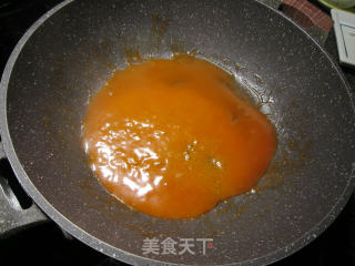 茄汁柠汁锅包肉--红红火火吉祥菜的做法步骤：7
