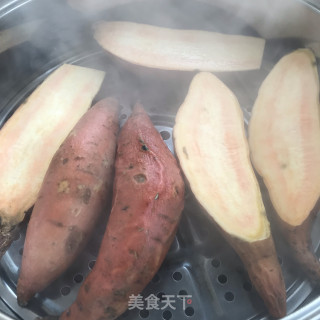 红薯馒头的做法步骤：1