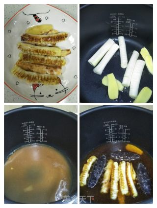 家常葱烧海参的做法步骤：6