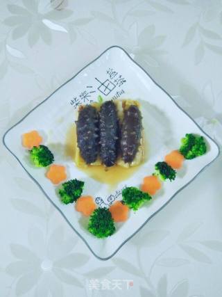 家常葱烧海参的做法步骤：7